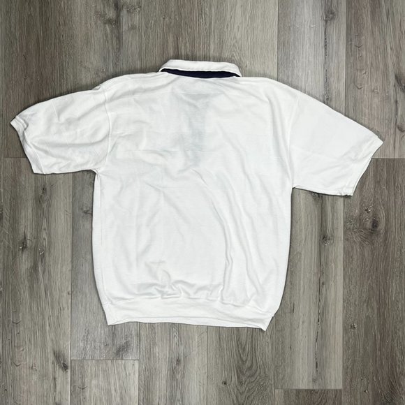 Ash Creek Trading Vintage White Medium Polo Shirt - Picture 5 of 8